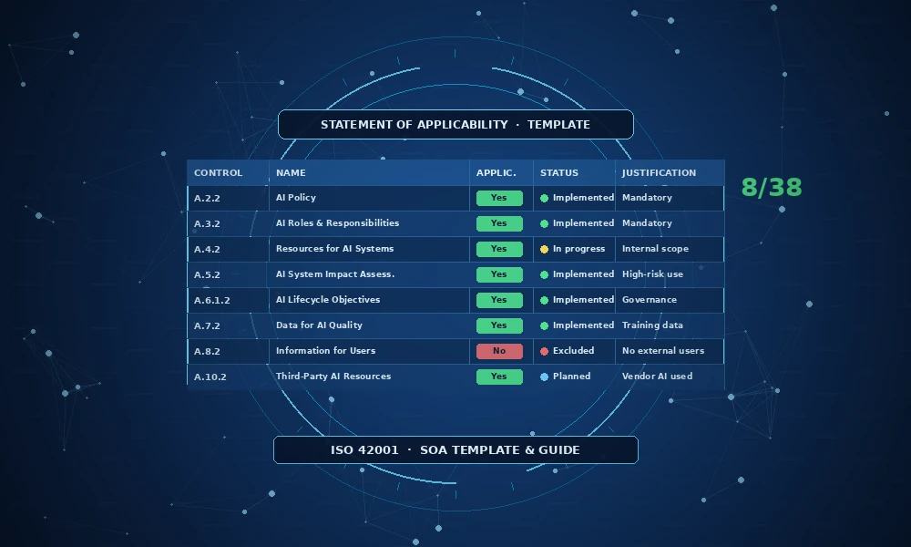 iso 42001 statement of applicability