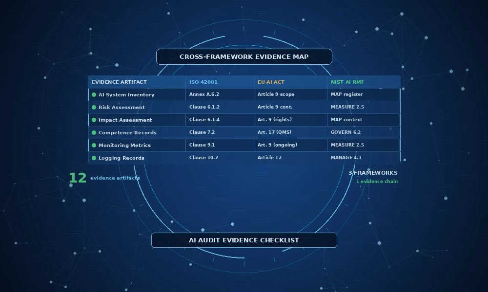 ai audit evidence checklist